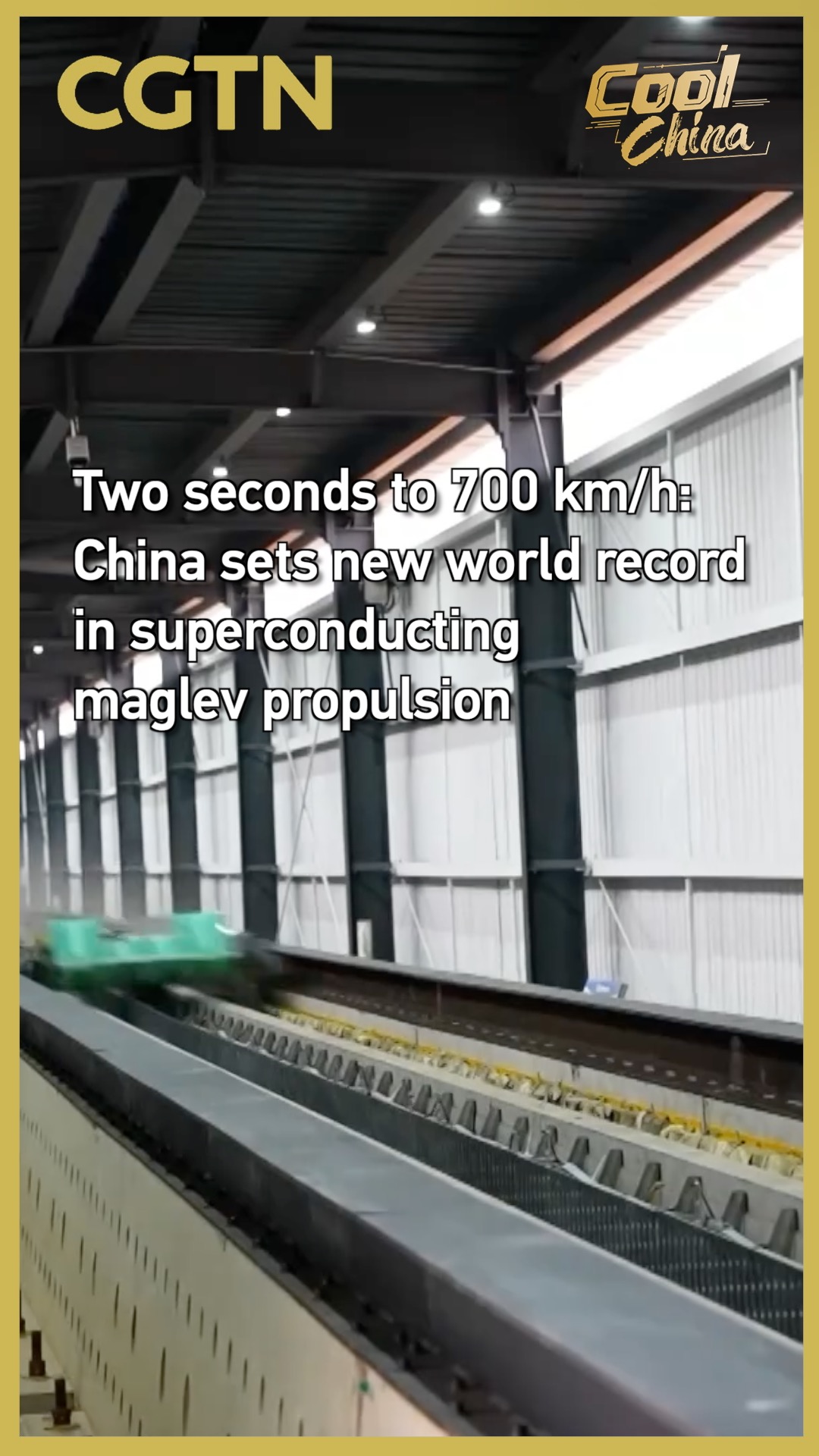 China sets new superconducting maglev speed record