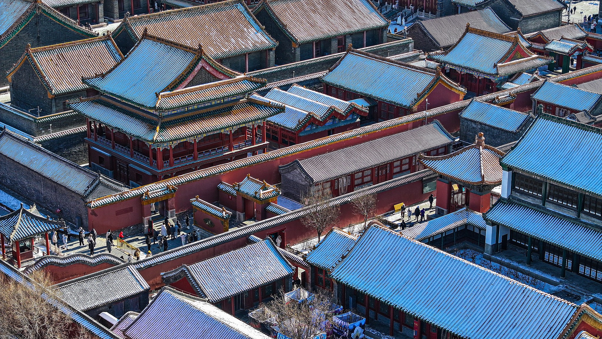 Discover Chinese aesthetics at snowy Shenyang Palace Museum