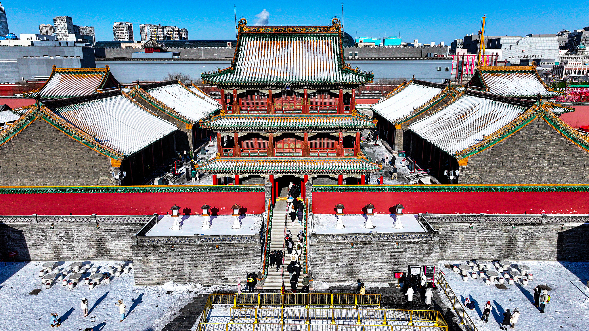 Discover Chinese aesthetics at snowy Shenyang Palace Museum