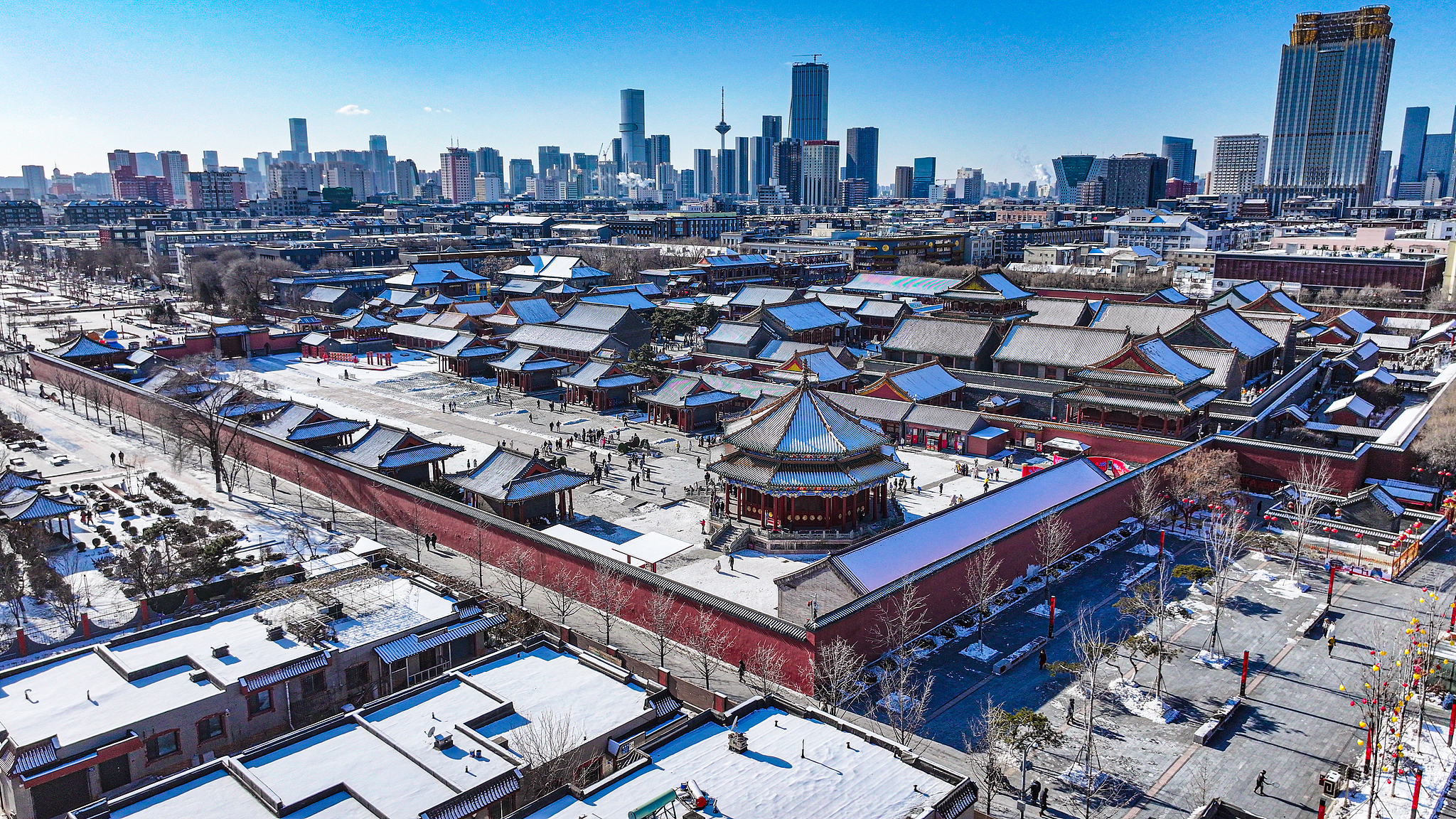 Discover Chinese aesthetics at snowy Shenyang Palace Museum