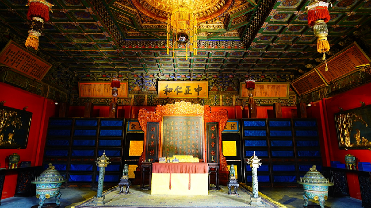 Beijing's Palace Museum unveils restored Hall of Mental Cultivation