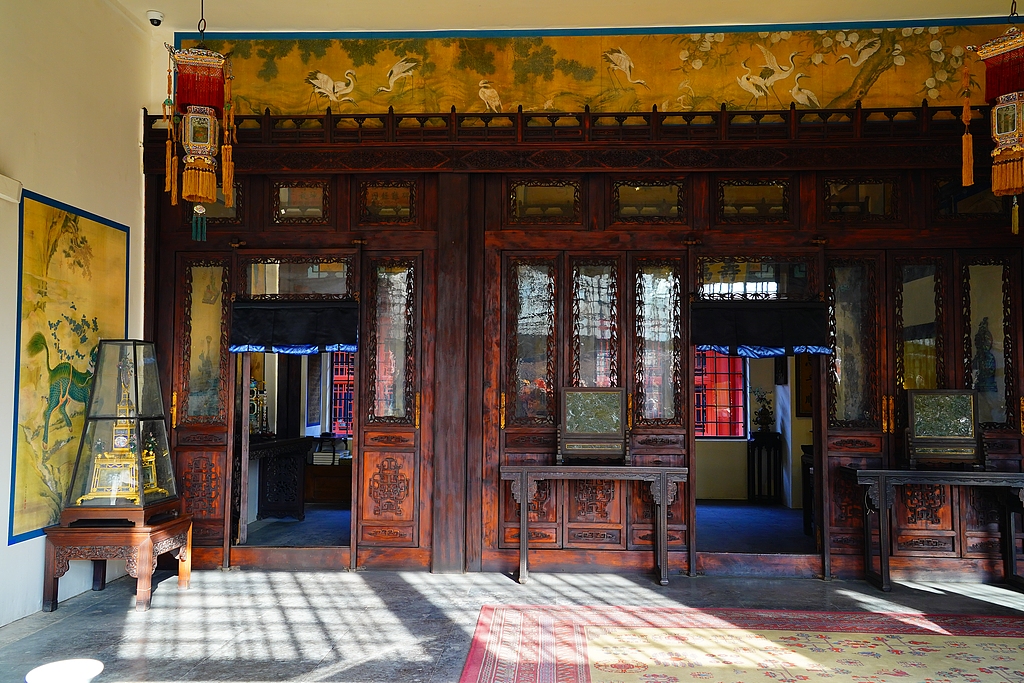 An interior view of the restored Hall of Mental Cultivation at the Palace Museum in Beijing, December 26, 2025. /VCG