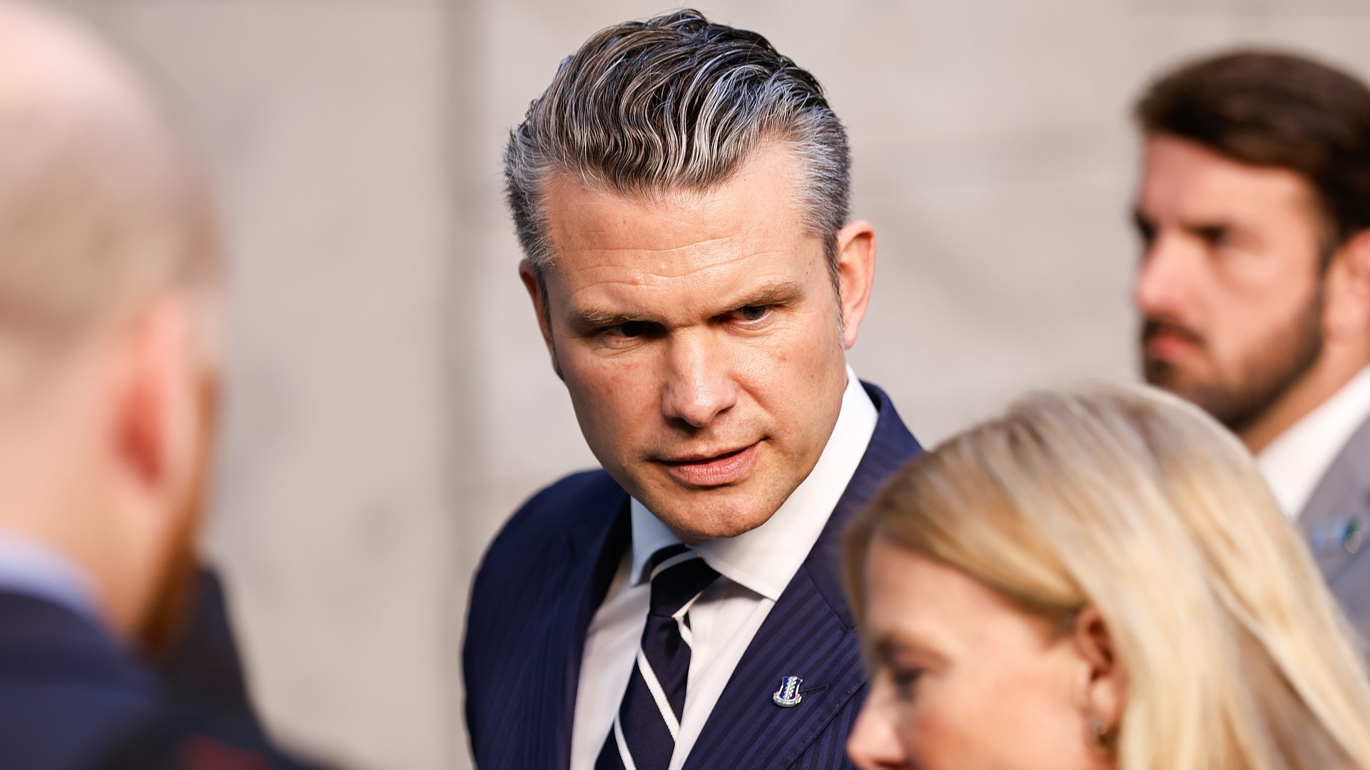 U.S. Secretary of Defense Pete Hegseth attends a NATO defense ministers' meeting at the NATO headquarters in Brussels, Belgium, on June 5, 2025. /VCG