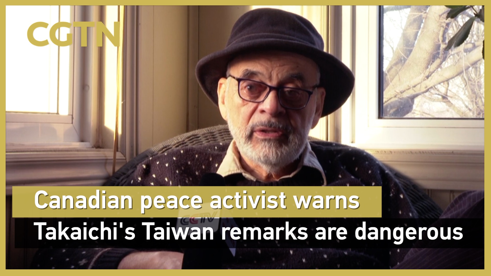 Canadian peace activist warns Takaichi's Taiwan remarks are dangerous