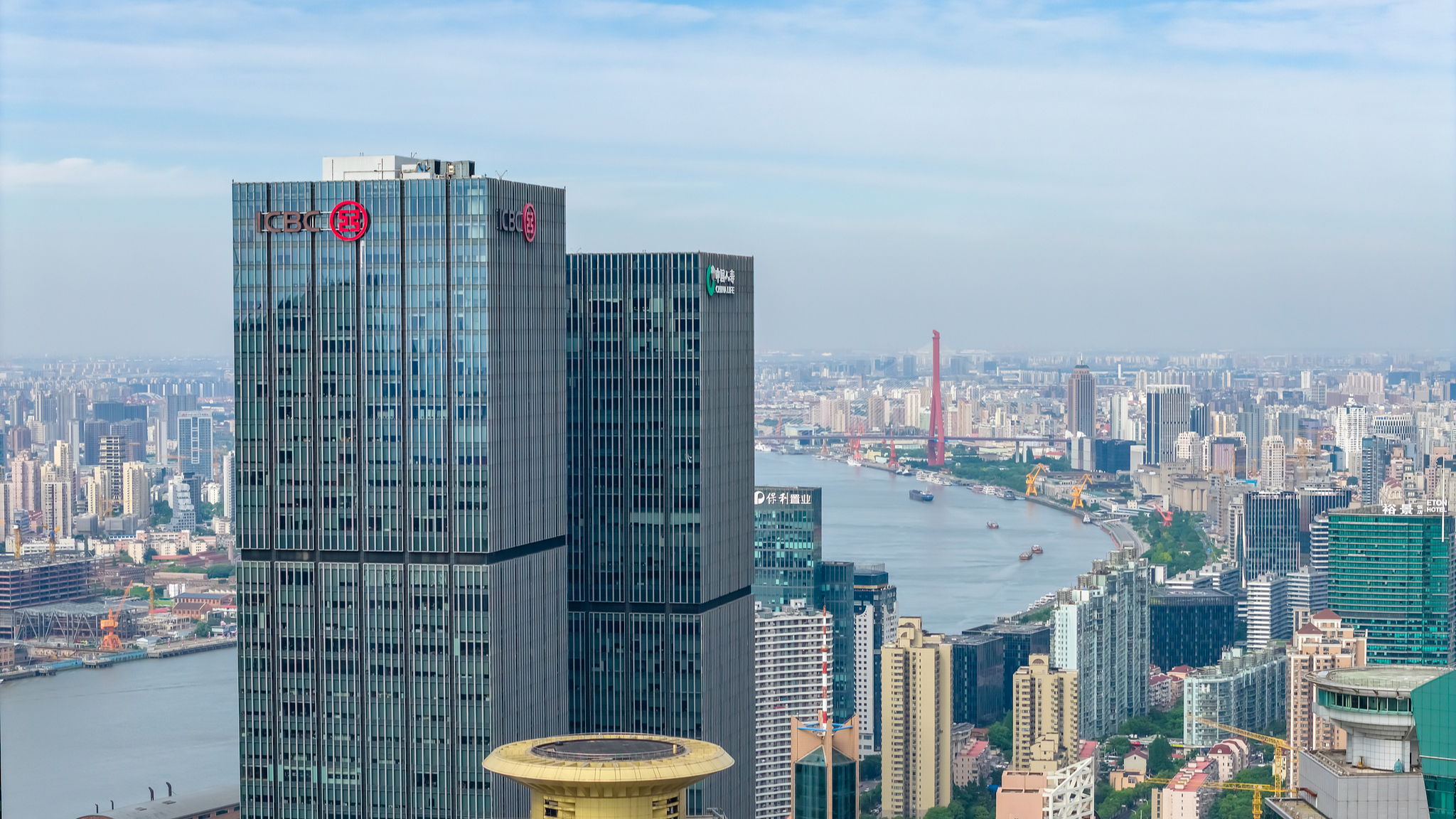 View of the central business district along the Bund of Shanghai, China, June 5, 2025. /VCG