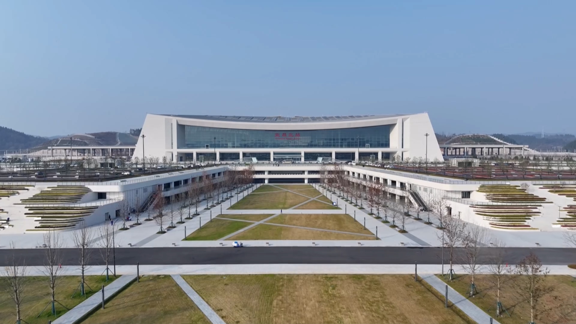 Yichang North Railway Station. /Wuhan Railway Bureau