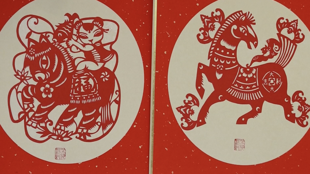 Horse-themed creations ride New Year wave in China