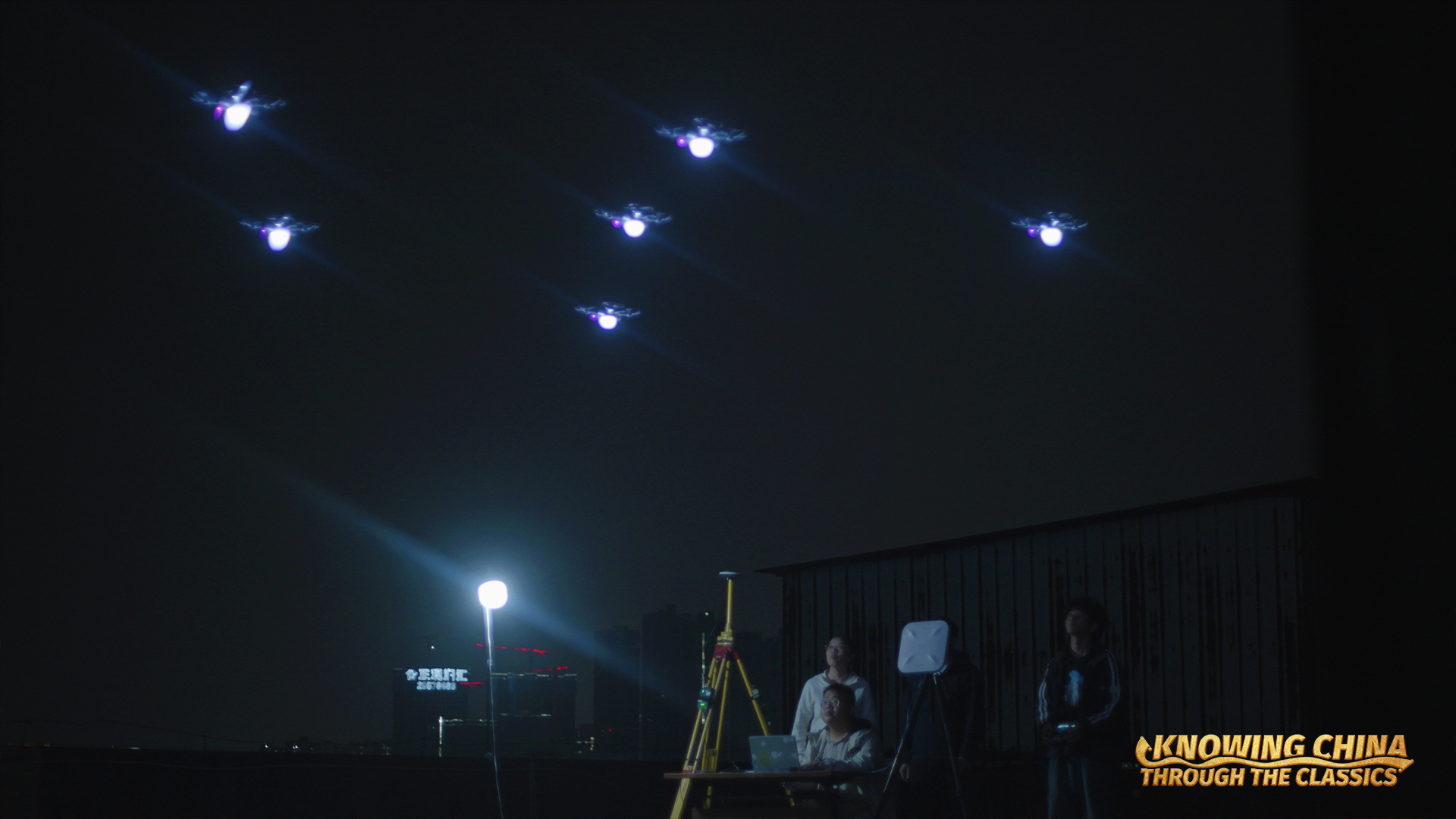 Drone Formations Light up the Sky