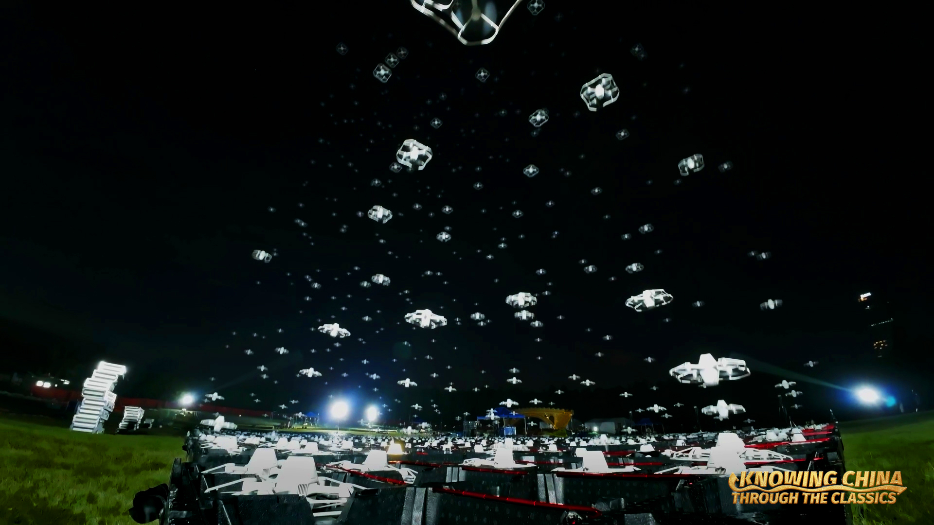 Drone Formations Light up the Sky