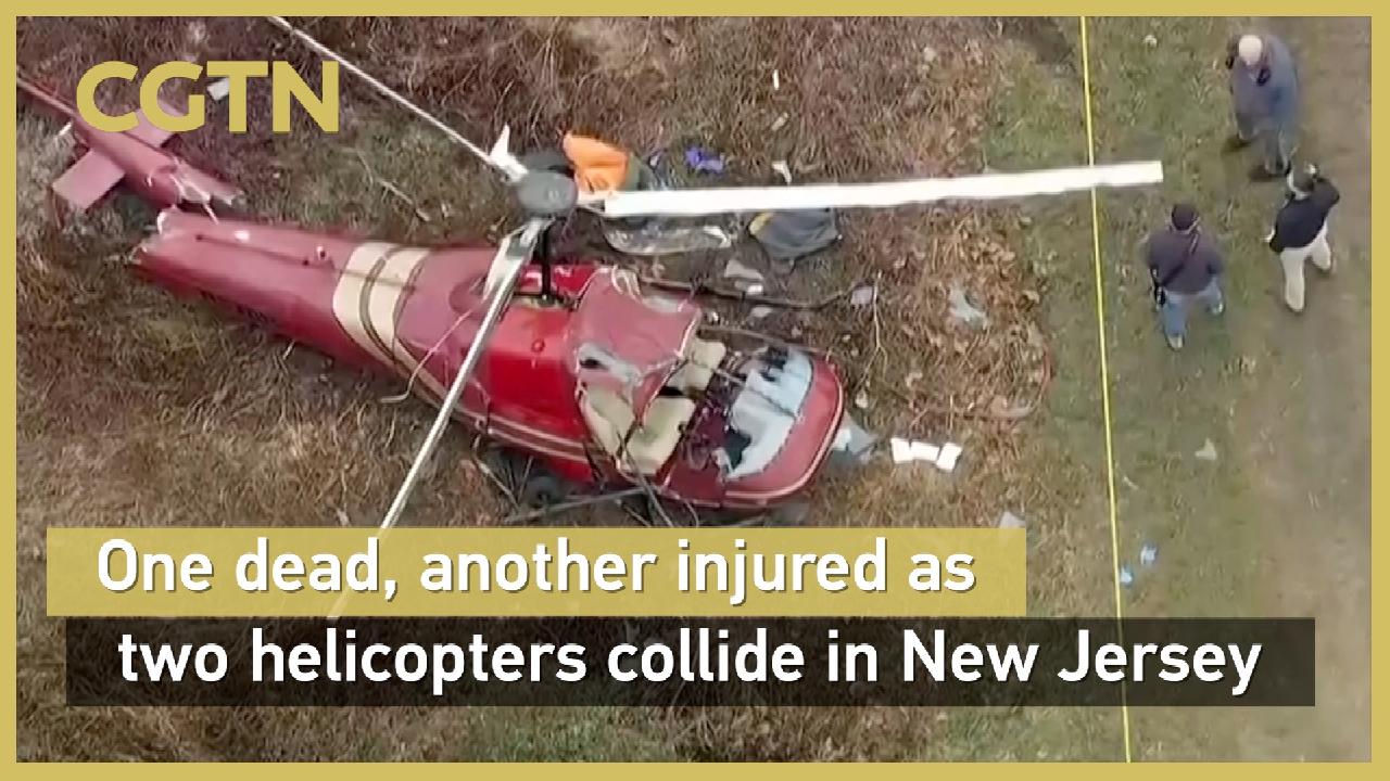 One dead, another injured as two helicopters collide in New Jersey - CGTN