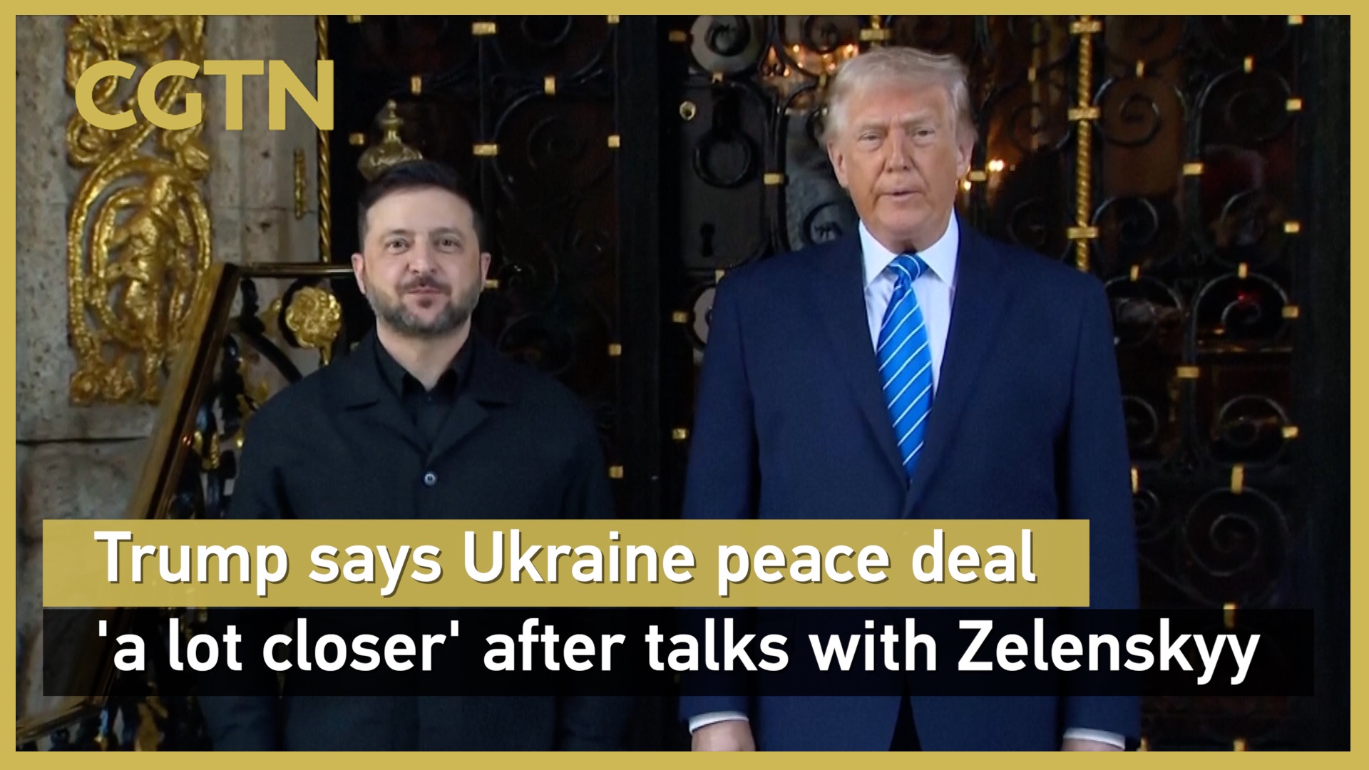 Trump: Ukraine peace deal 'a lot closer' after talks with Zelenskyy
