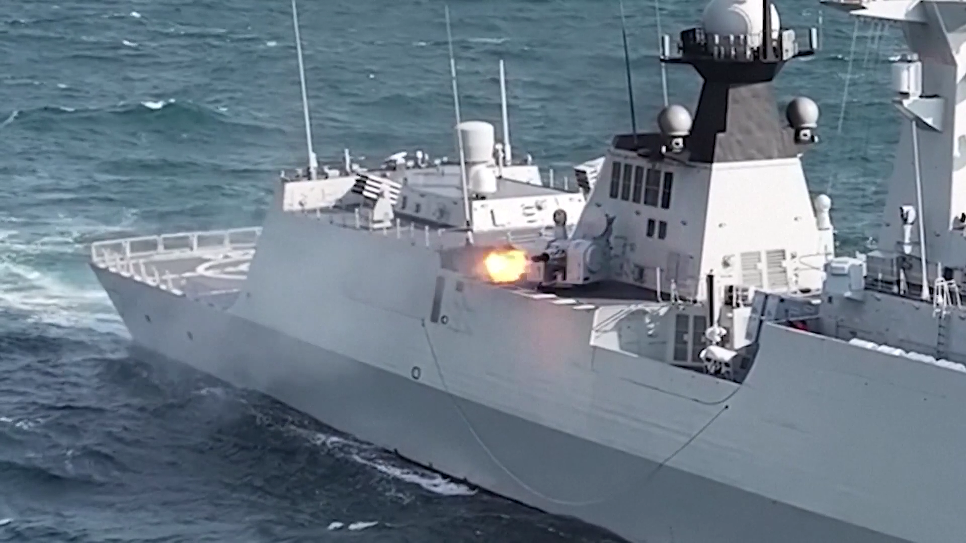 The Eastern Theater Command of the Chinese People's Liberation Army launched the 