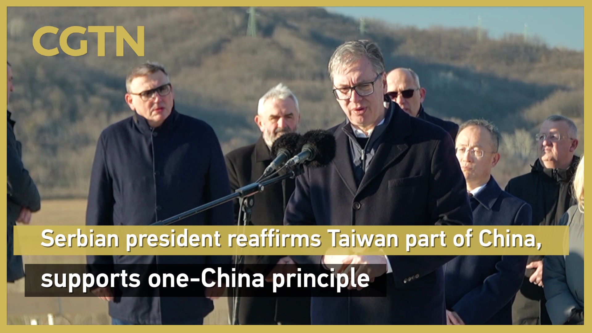 Vucic reaffirms Taiwan part of China, supports one-China principle