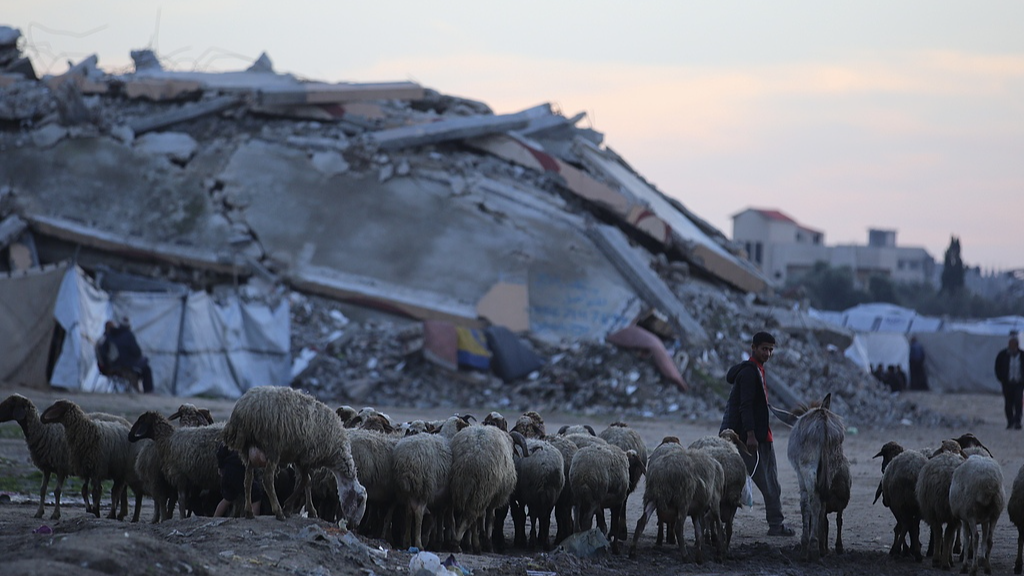 A view of Bureij Refugee Camp in Gaza, December 30, 2025. /VCG