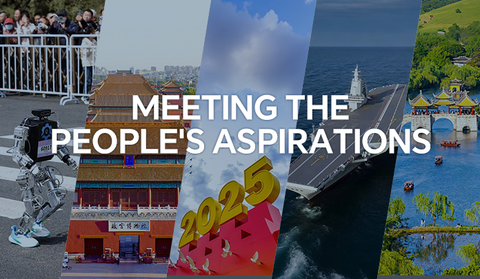 MEETING THE PEOPLE'S ASPIRATIONS