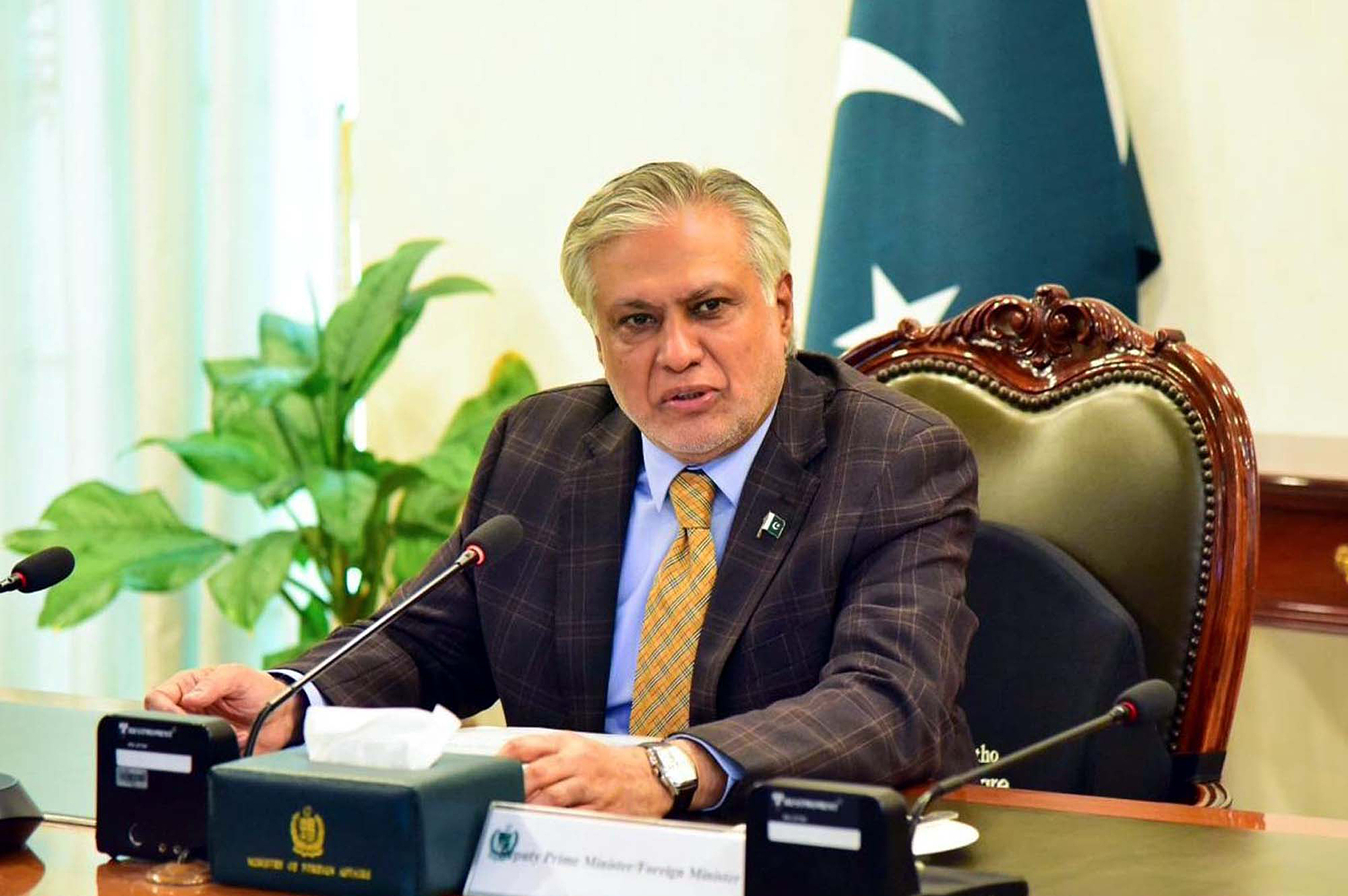 A file photo of Pakistani Deputy Prime Minister and Foreign Minister Mohammad Ishaq Dar in Islamabad, Pakistan, October 30, 2025./VCG
