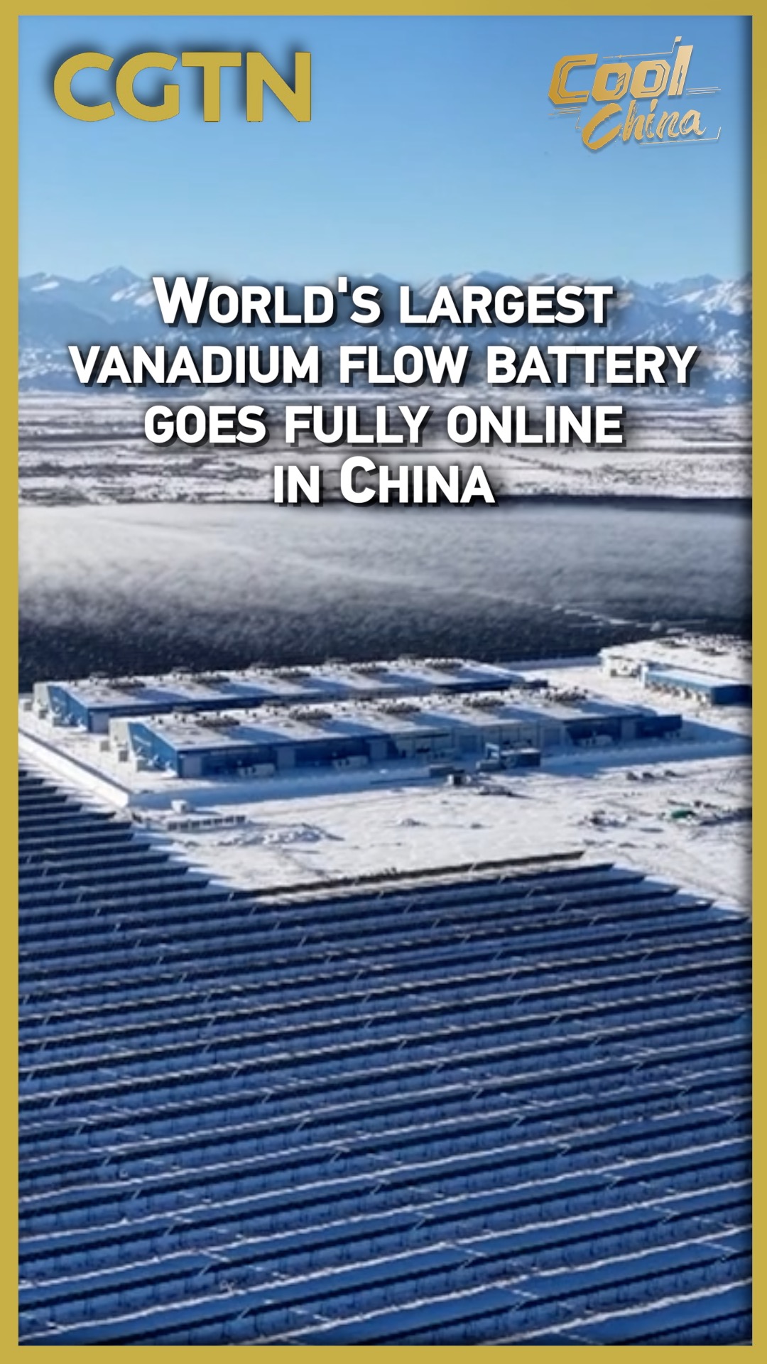 World's largest vanadium flow battery goes fully online in China