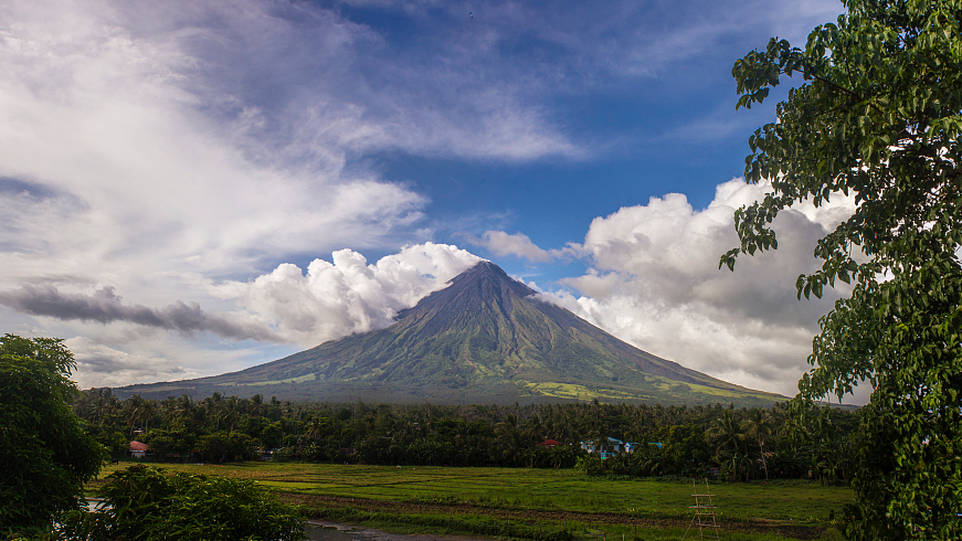 A view of Mayon Volcano./ VCG