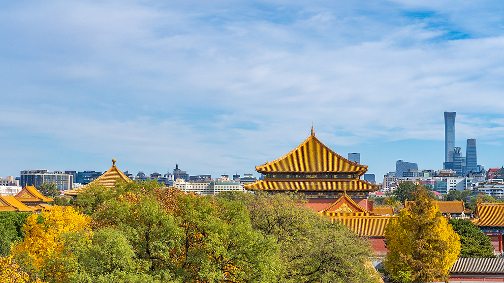 A view of Beijing, China. /VCG
