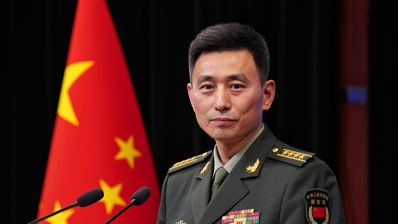A file photo of Zhang Xiaogang, spokesperson for the Ministry of National Defense. /VCG