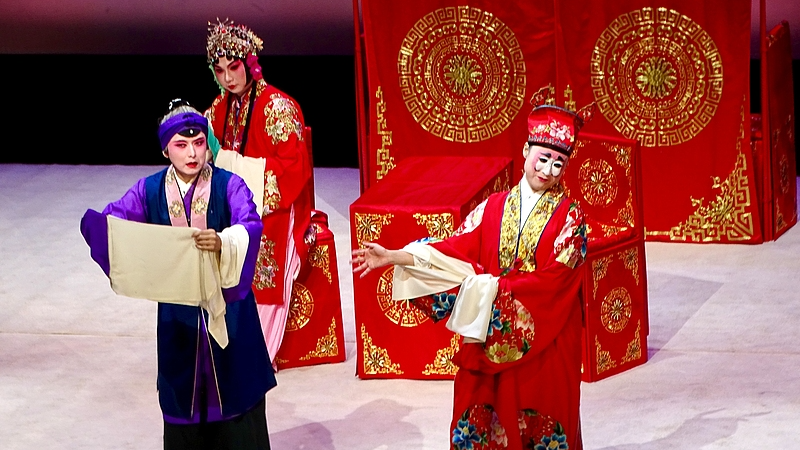 A Kunqu Opera performance at Shanghai Lyceum Theatre in Shanghai, China, December 31, 2025. /VCG