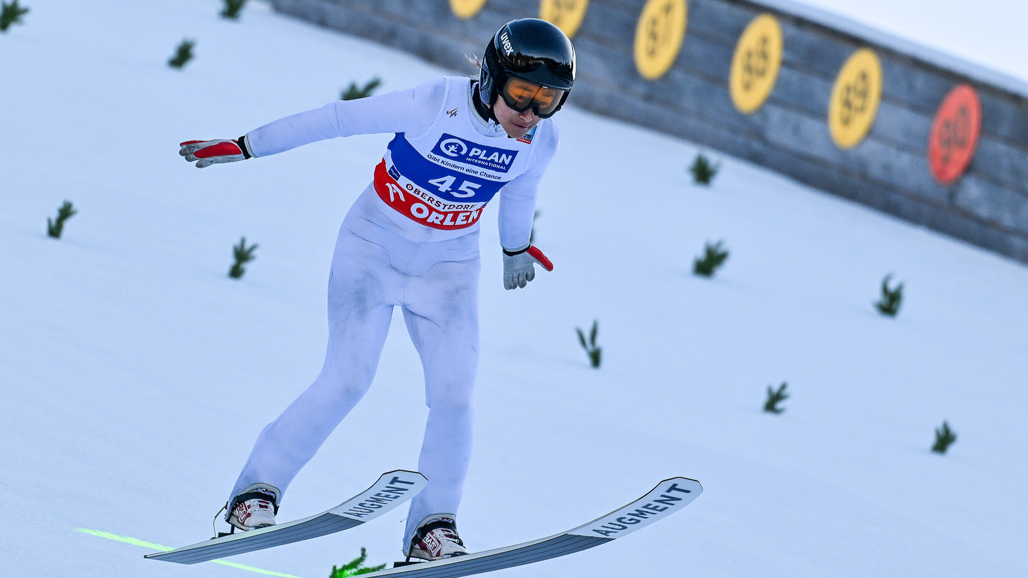 Zeng makes history again at Ski Jumping World Cup with silver medal
