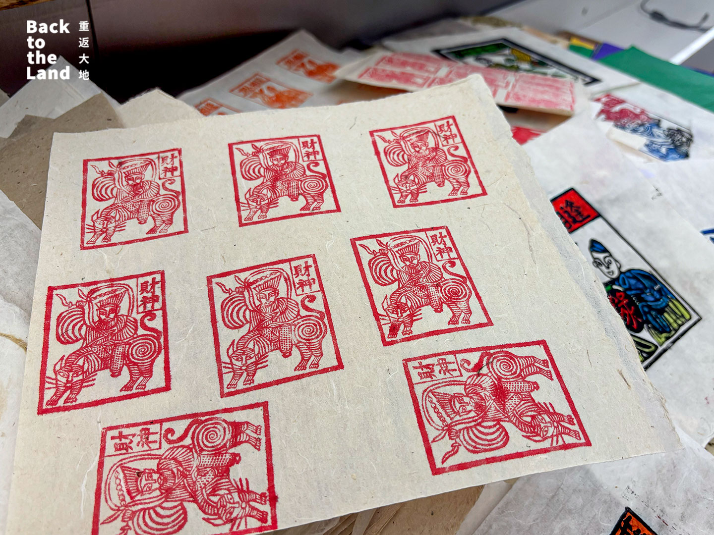 A collection of traditional and modern woodblock prints known as jia ma, showcasing the intricate carving and ink-printing artistry of China's Bai people. /CGTN