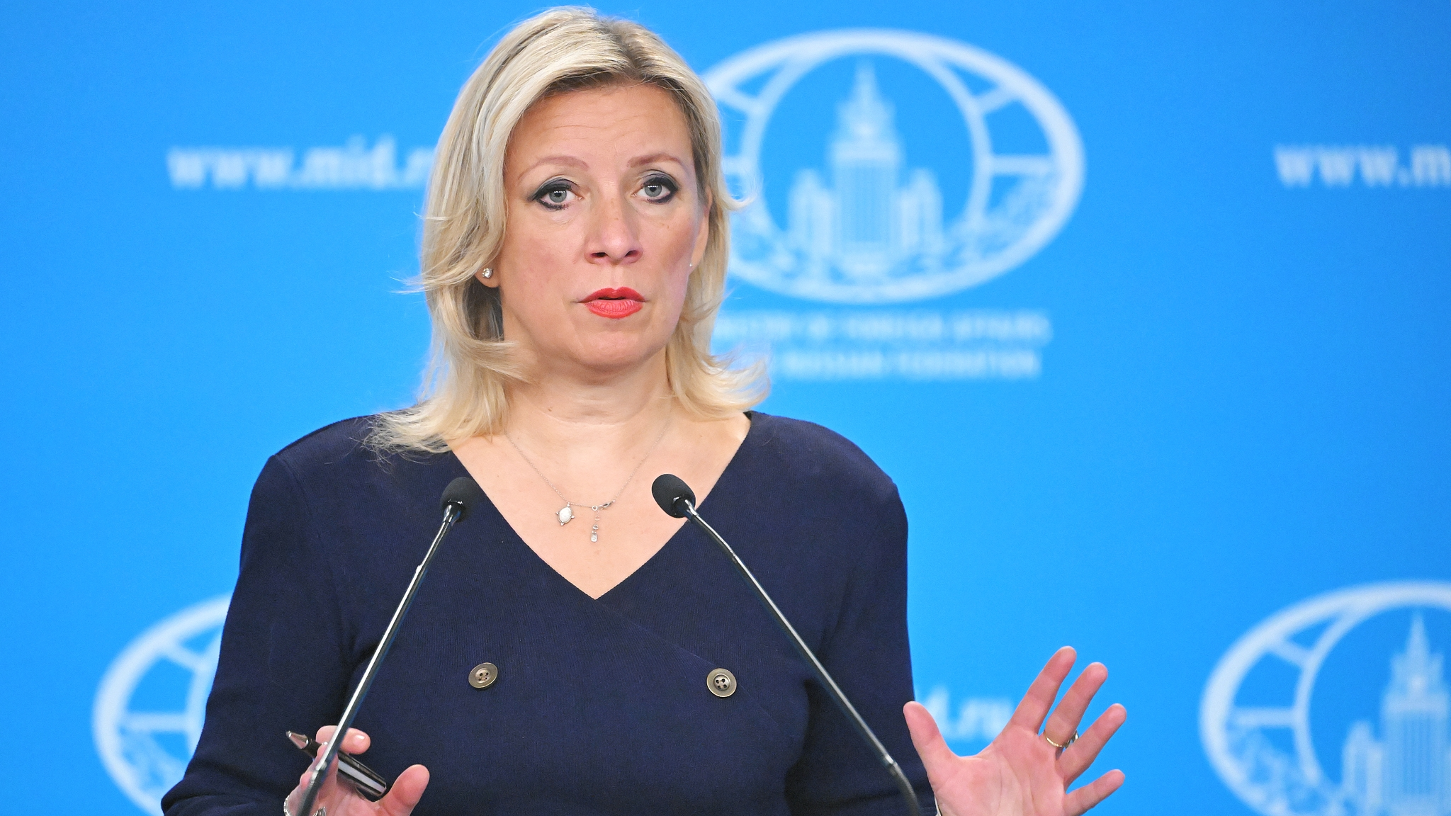 File photo of Russian Foreign Ministry spokesperson Maria Zakharova. /VCG
