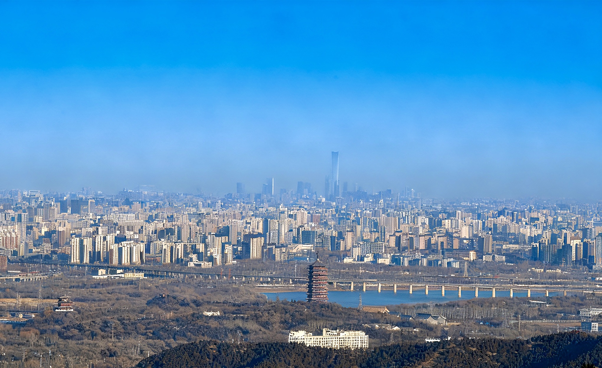 A view of Beijing, China on December 21, 2025. /VCG