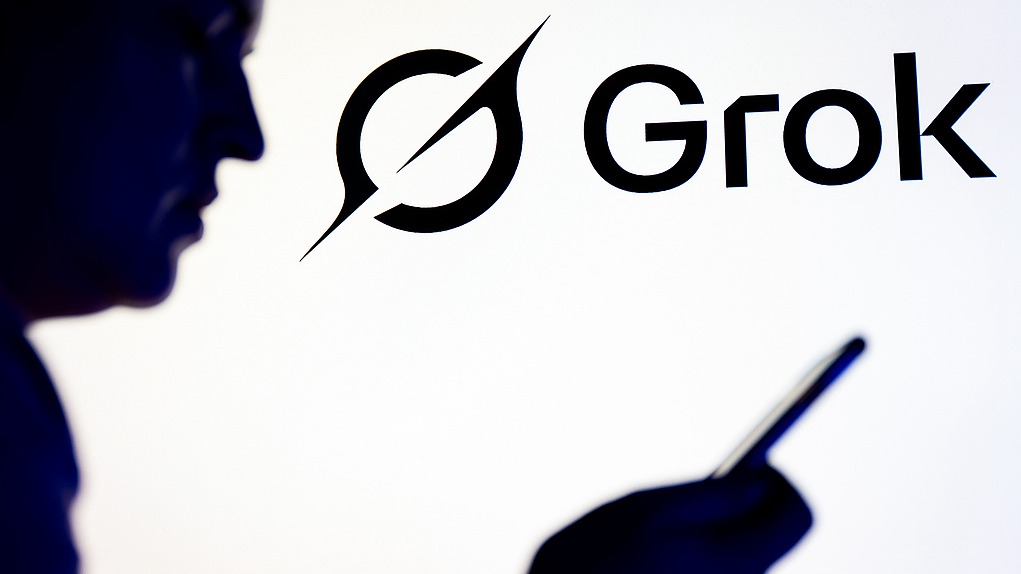 The logo of xAI's Grok. /VCG