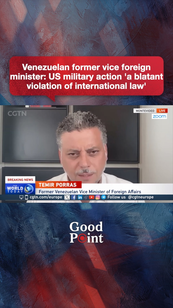 Venezuelan ex-deputy FM: US strike 'blatant violation of international law' 