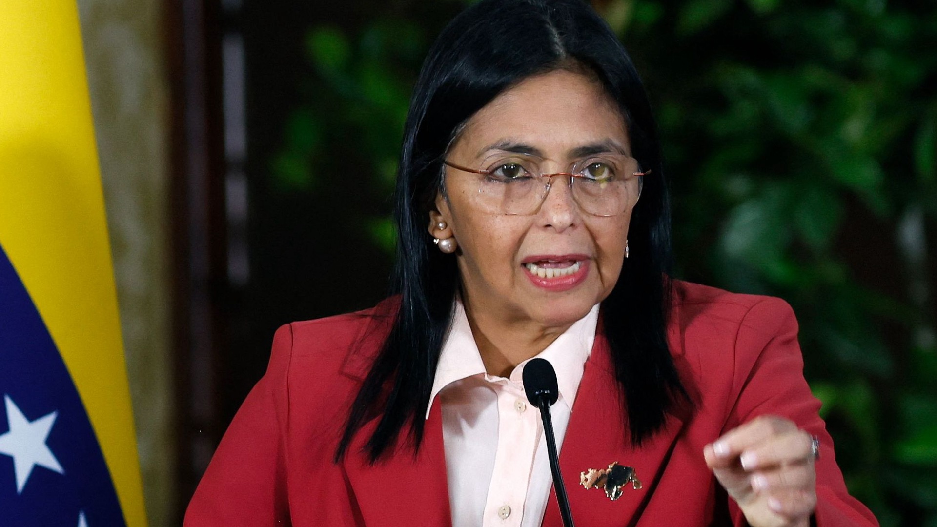 A file photo of Venezuela's Vice President Delcy Rodriguez in Caracas, Venezuela. /VCG