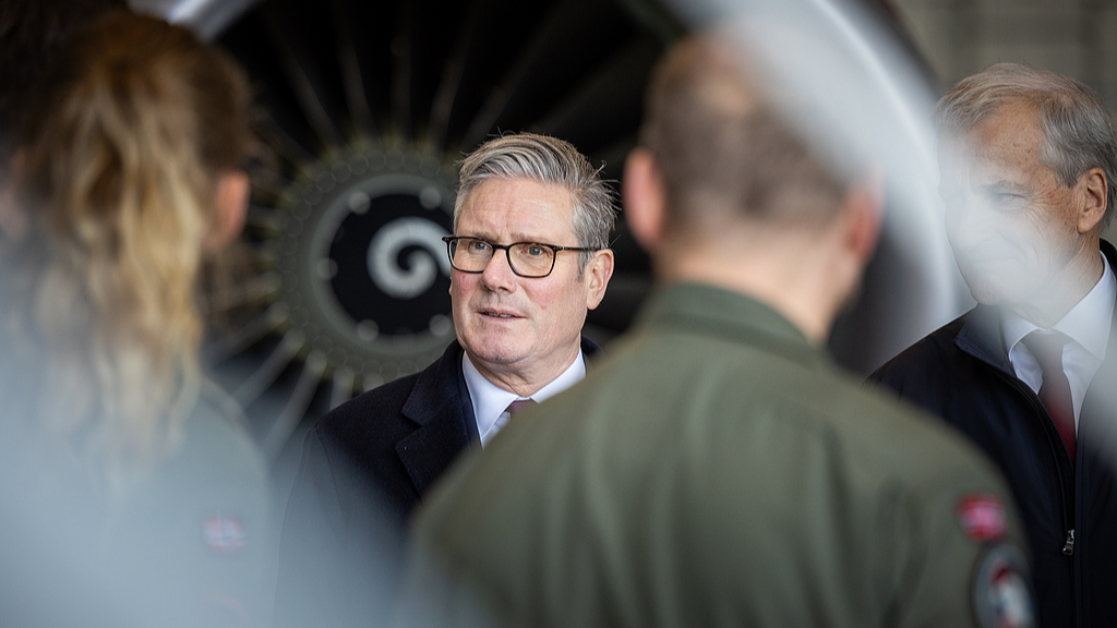 UK Prime Minister Keir Starmer during a visit to Royal Air Force Lossiemouth in Scotland, the United Kingdom, December 4, 2025. /VCG