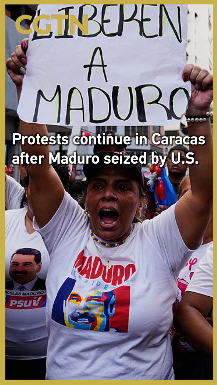 Protests continue in Caracas after Maduro seized by U.S.