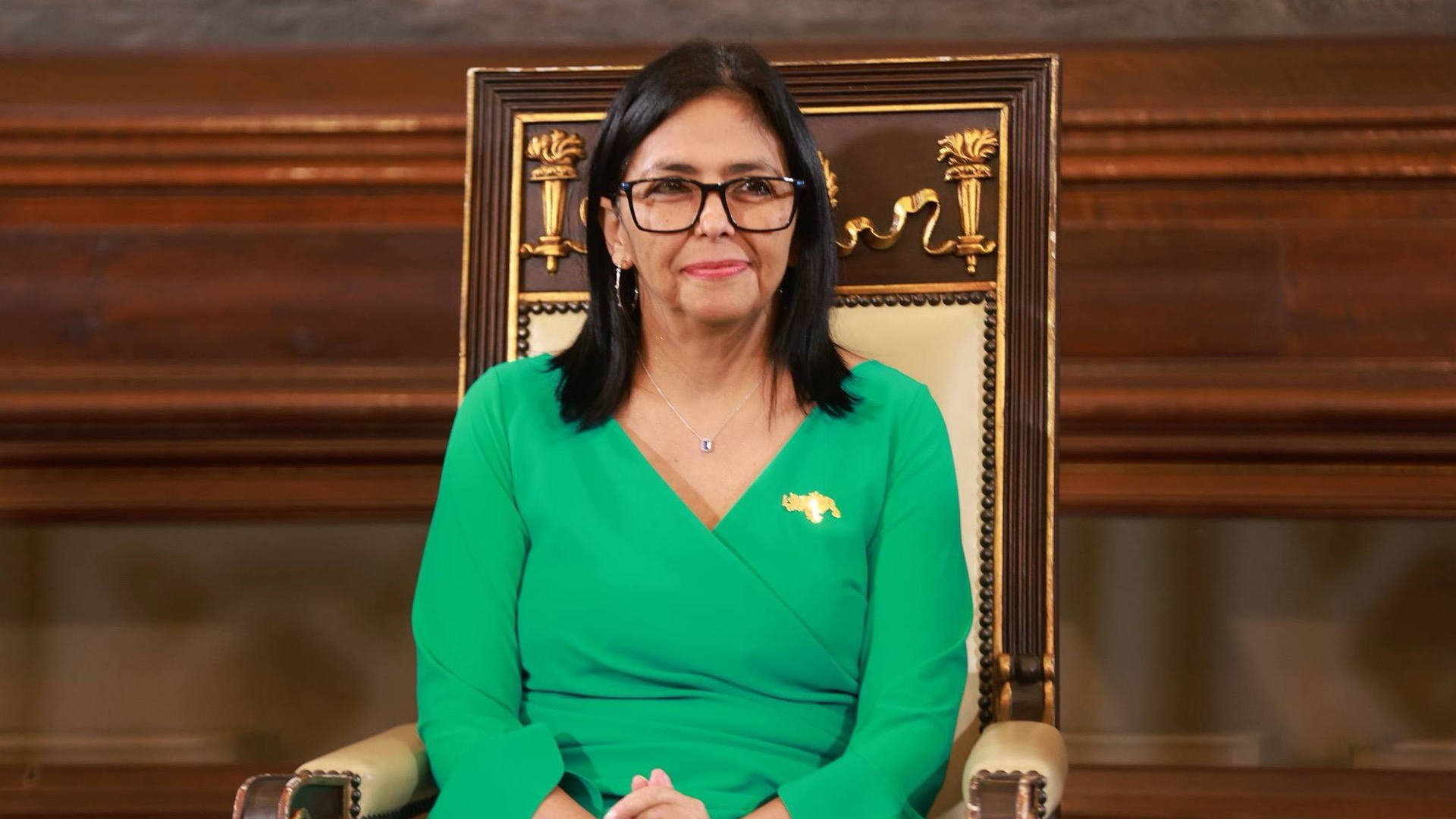 Delcy Rodriguez sworn in as acting president of Venezuela