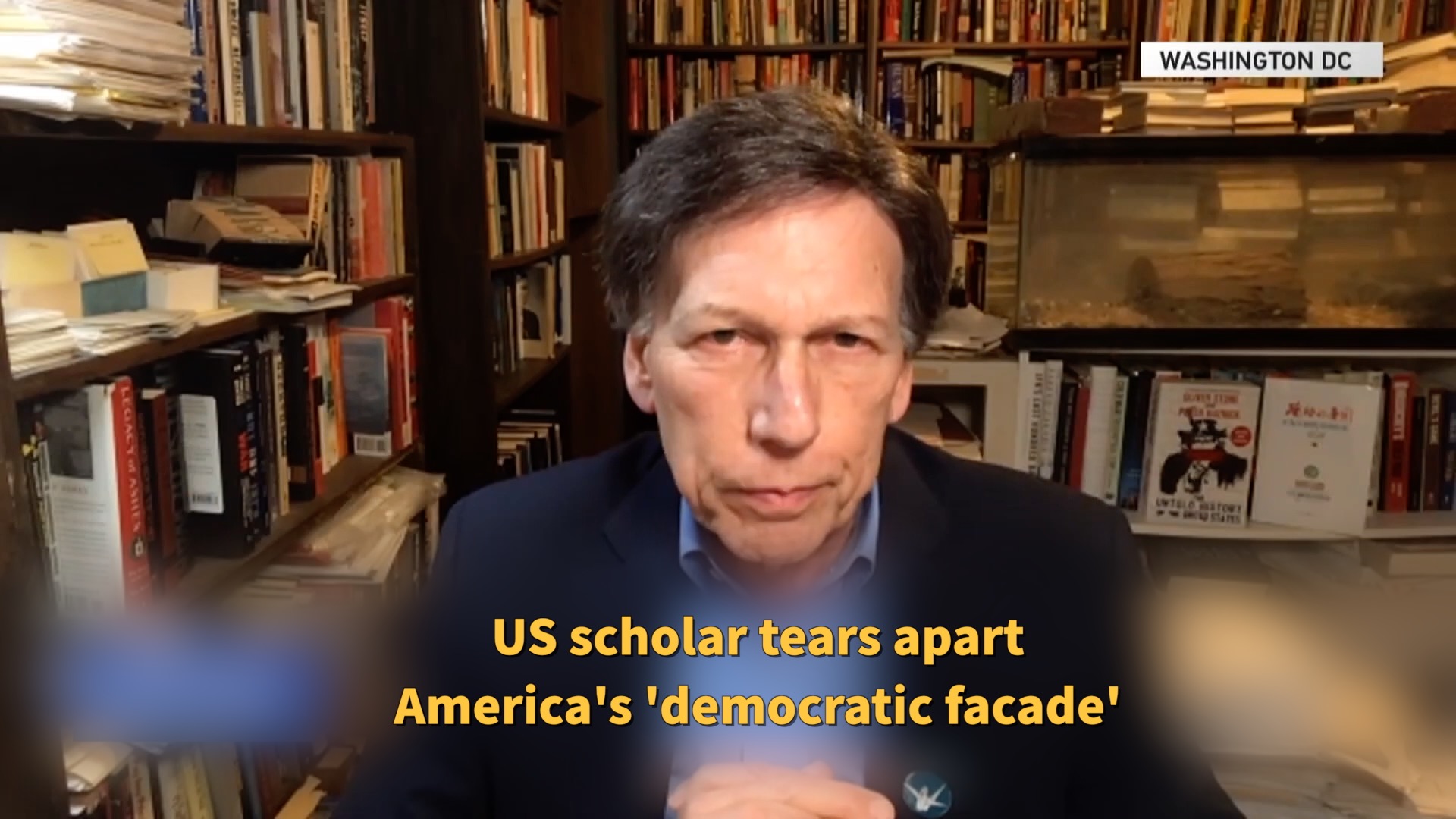 US scholar tears apart America's 'democratic facade'