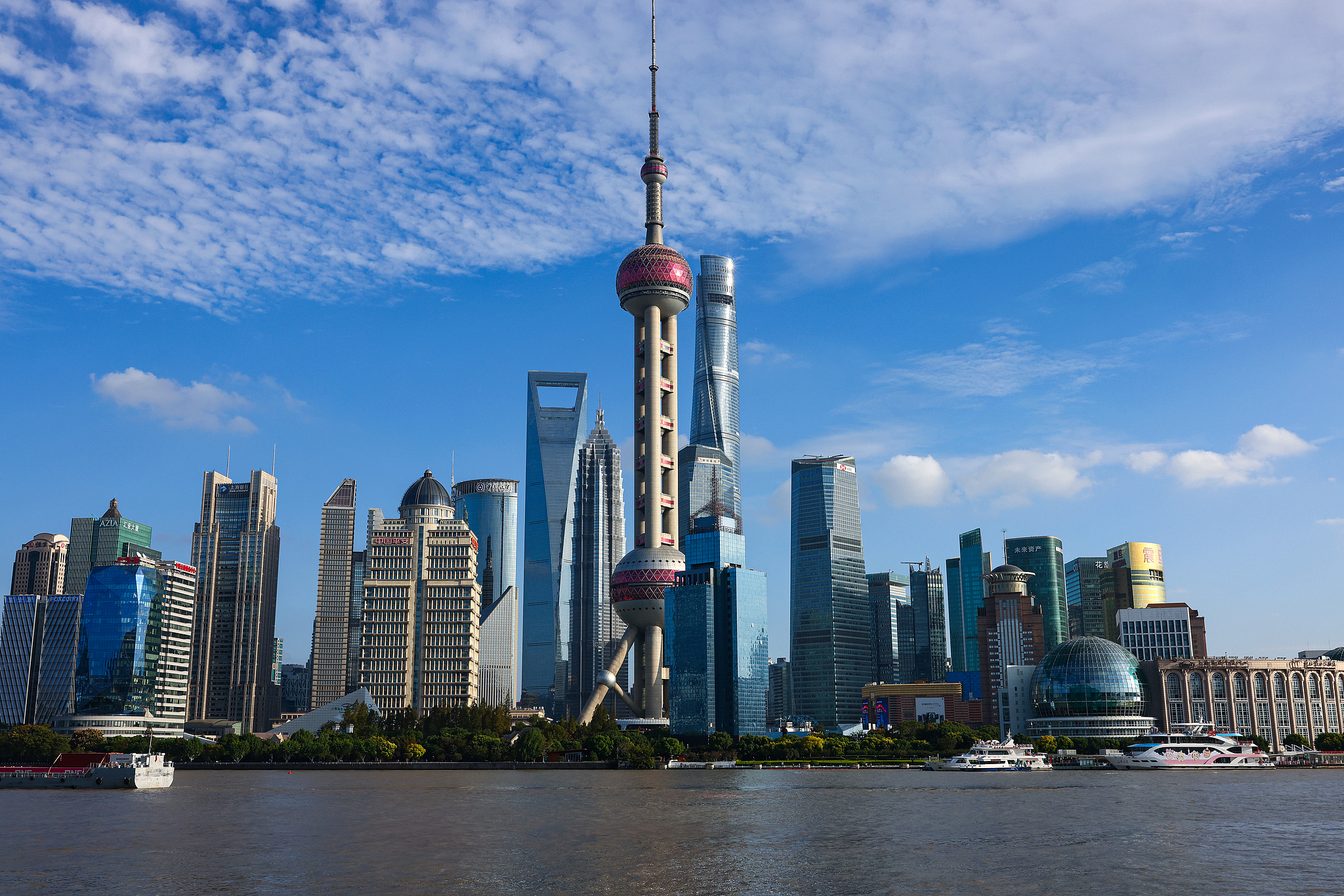 A view of Shanghai's Lujiazui financial district, China, October 25, 2025. /VCG