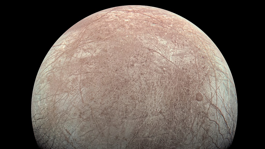 Jupiter's moon Europa captured by the Juno spacecraft on September 29, 2022, with north to the left. /VCG