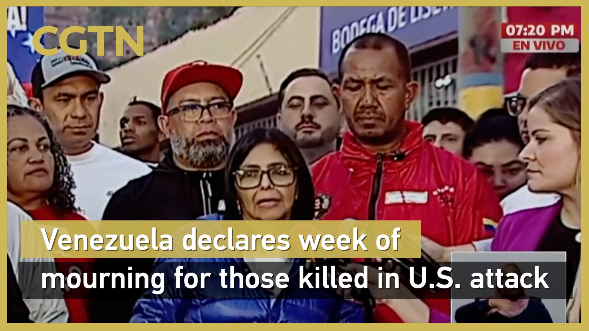 Venezuela declares week of mourning for those killed in U.S. attack