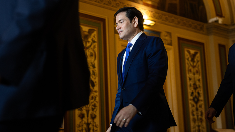 Secretary of State Marco Rubio arrives to brief senators at the U.S. Capitol in Washington, D.C., U.S., January 7, 2026. /VCG