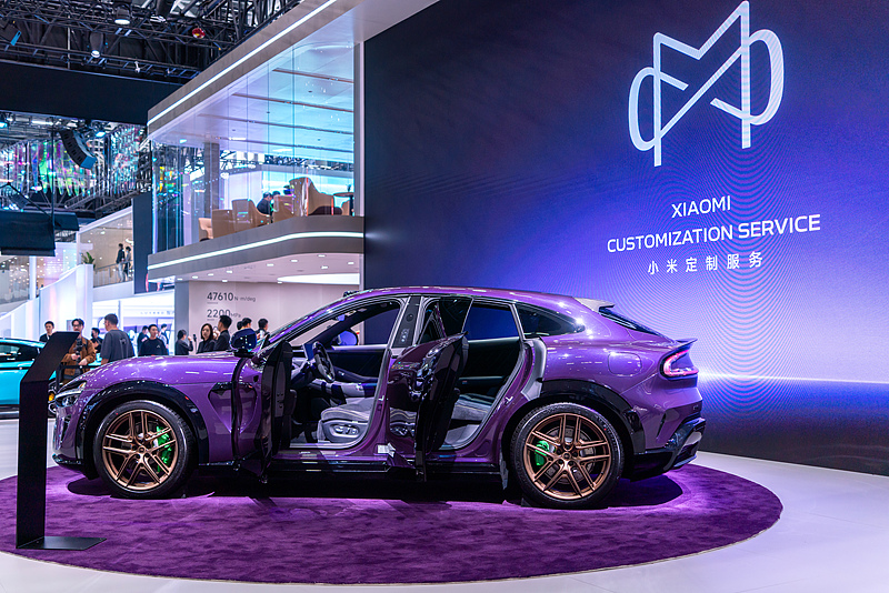 Xiaomi Auto showcased its full range of new energy vehicle models, at the 23rd Guangzhou International Auto Show 2025, China's Guangdong Province, November 22, 2025. /VCG