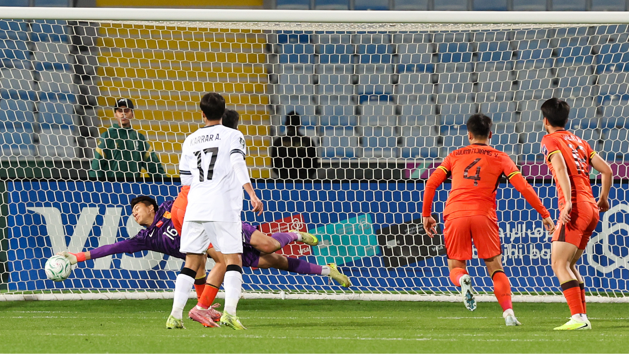 China and Iraq finish AFC U23 Asian Cup Group D opener 0-0