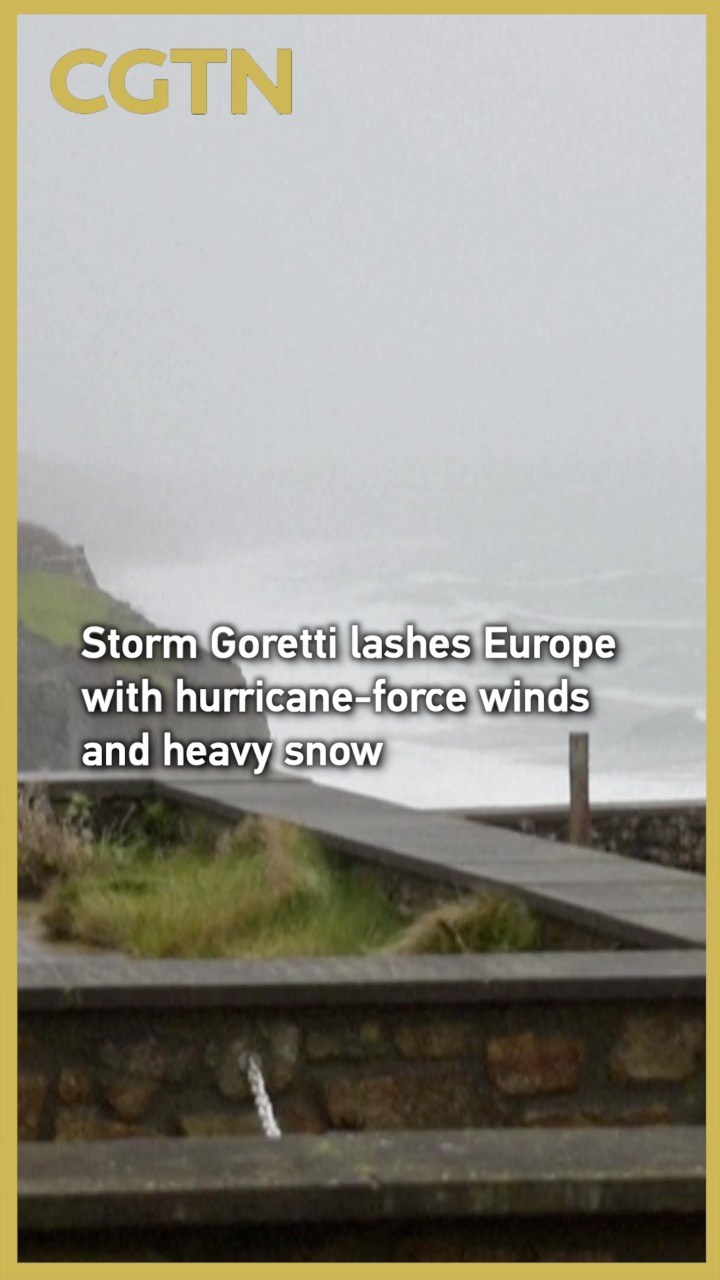 Storm Goretti lashes Europe with hurricane-force winds and heavy snow