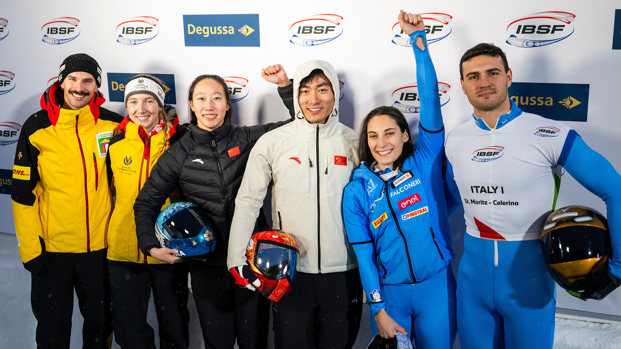 China win bobsleigh and Skeleton mixed team gold at IBSF World Cup