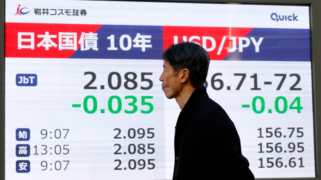 Yen slides versus dollar, Nikkei 225 nears record high