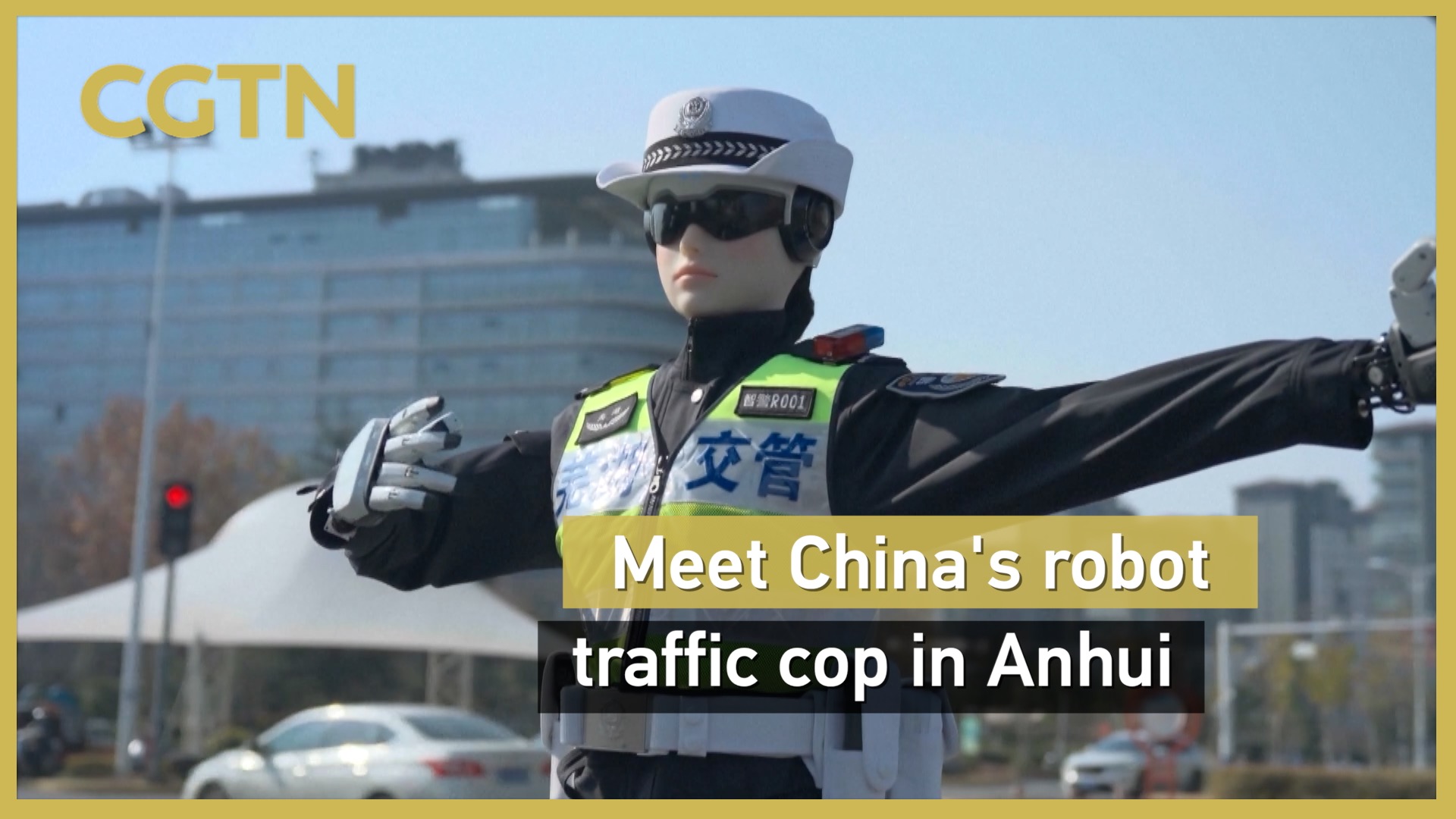 Meet China's robot traffic cop in Anhui