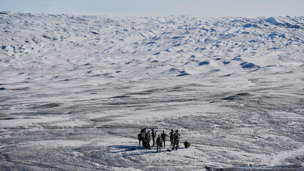 Danish military forces participate in an exercise with hundreds of troops from several European NATO members in Kangerlussuaq, Greenland, September 17, 2025. /VCG