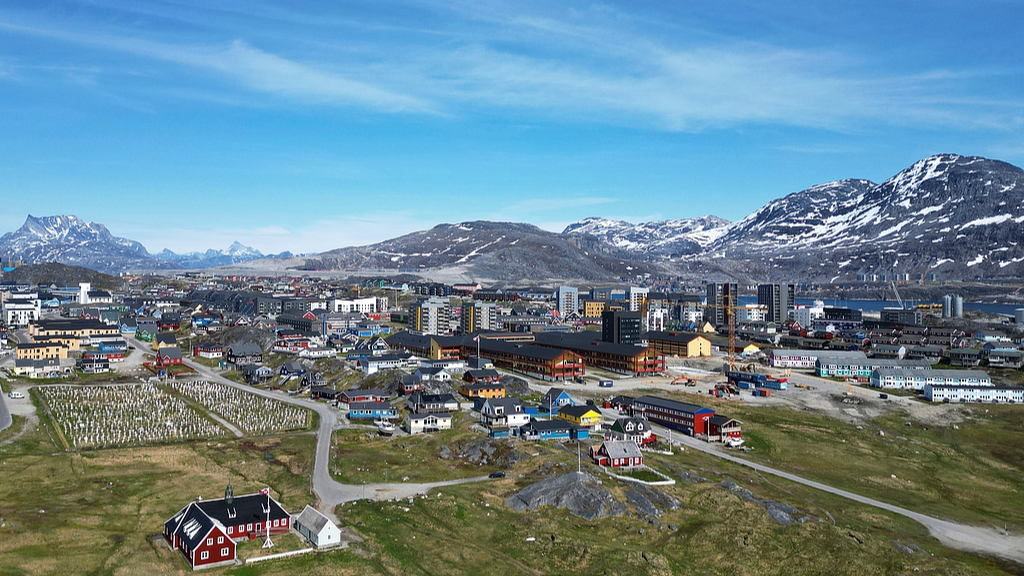 A view of houses in Nuuk, Greenland, June 22, 2025. /VCG