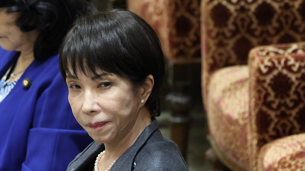 Japanese Prime Minister Sanae Takaichi attended a House of Representatives Budget Committee session held in Tokyo, Japan, December 9, 2025. /CFP