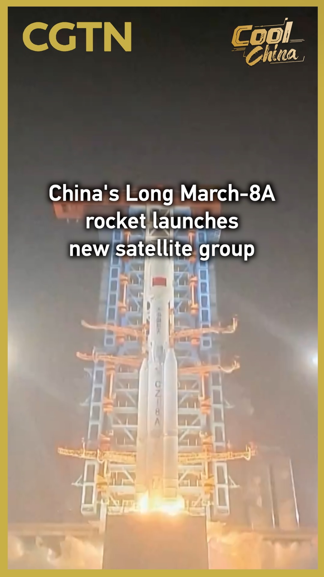 China's Long March-8A rocket launches new satellite group